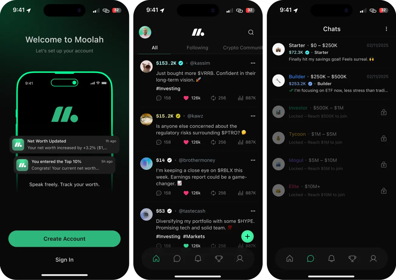 Moolah — Mobile app